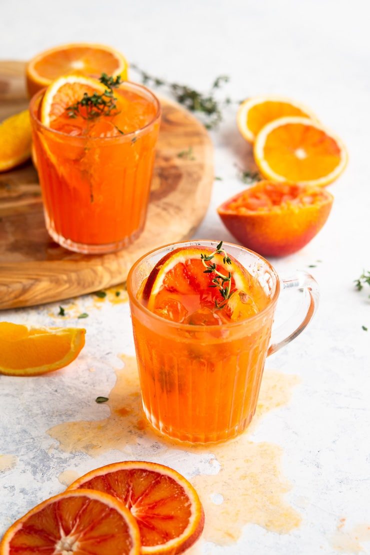 Blood Orange Cocktail – Gin & Thyme