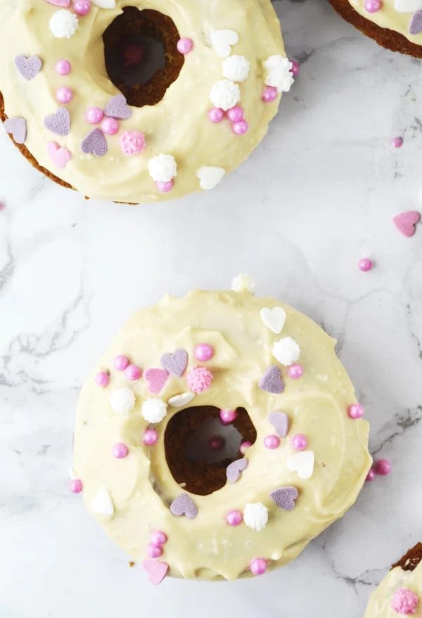 Carrot Cake Doughnuts, plus Maple Frosting
