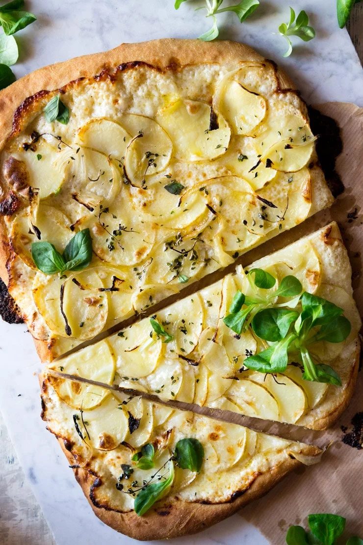 Cheesy Potato Pizza, plus Thyme