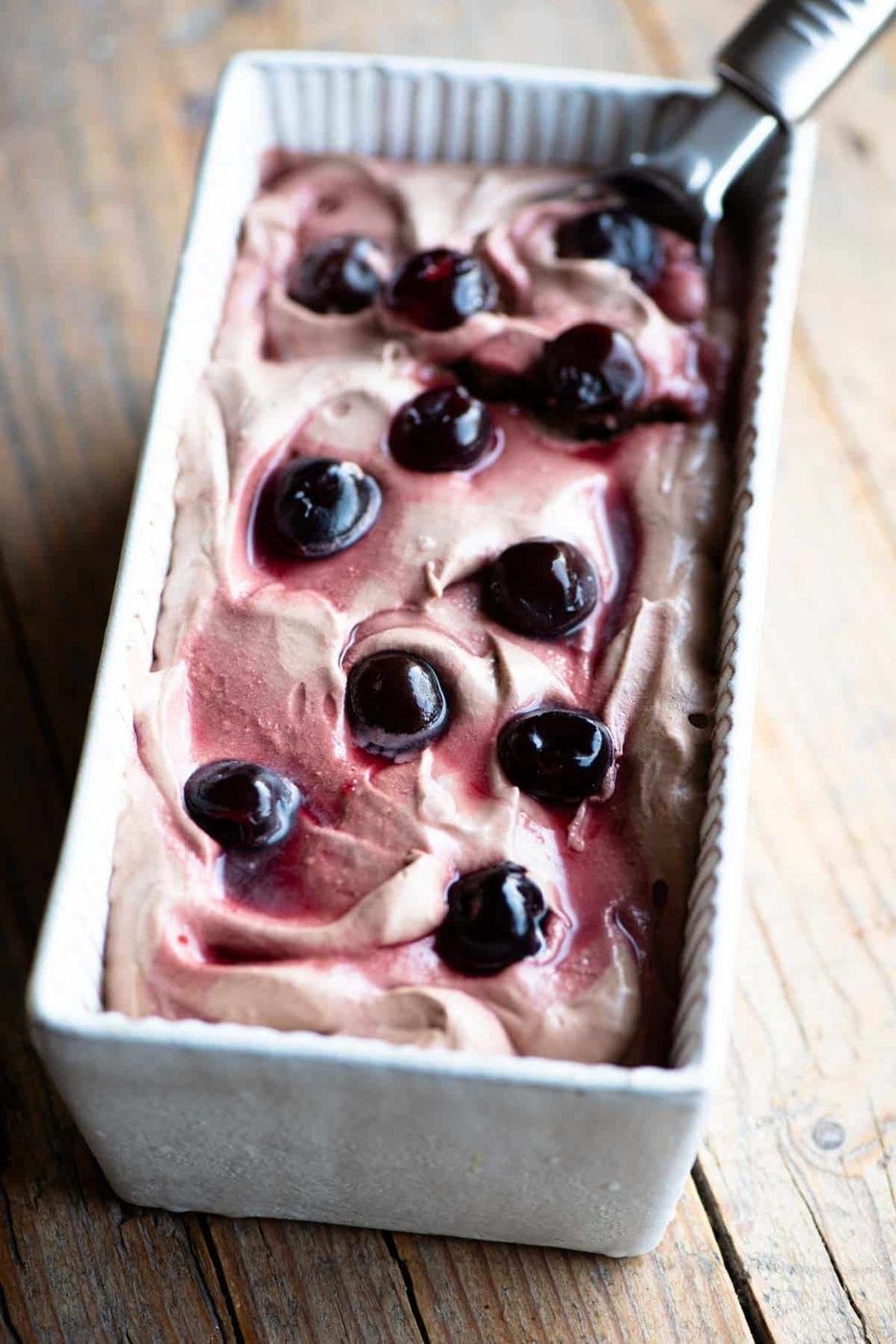 Amarena Cherry Chocolate Ice Cream