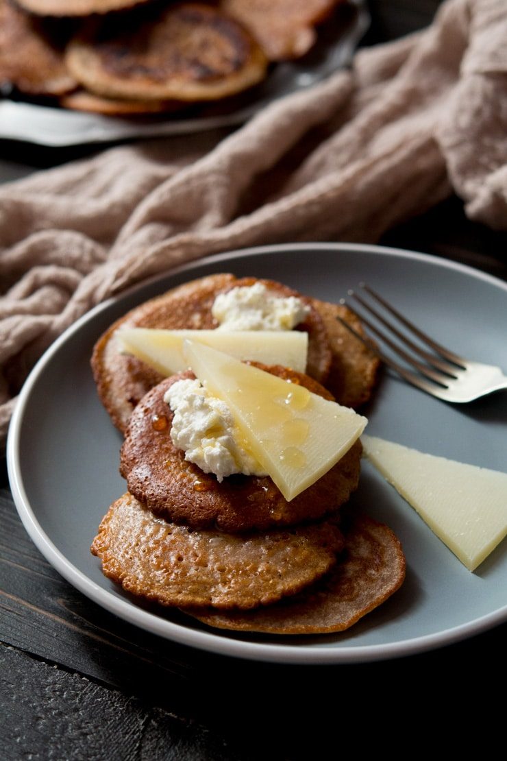 Chestnut Fritters, plus Ricotta, Pecorino and Truffle Honey