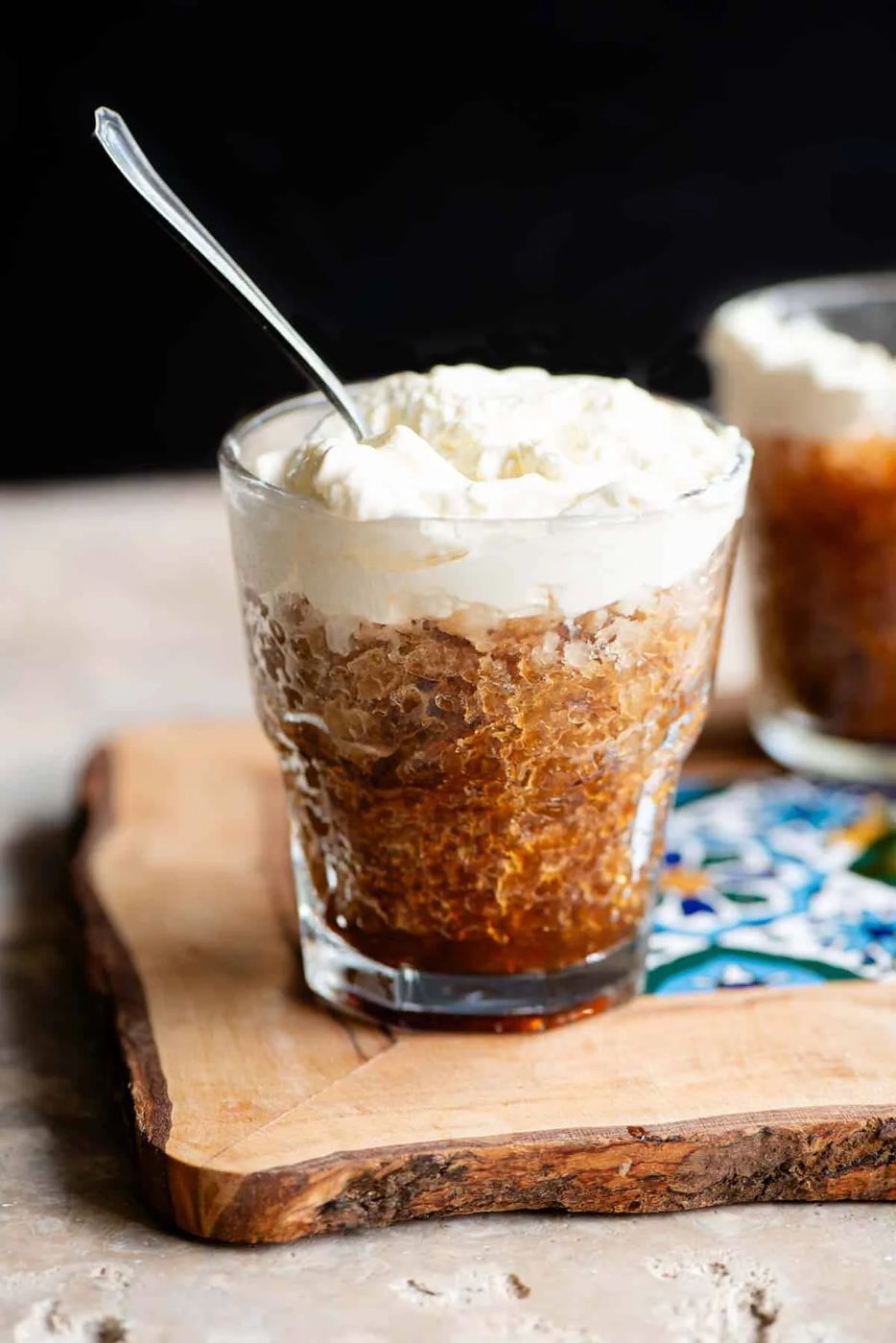 Granita al Caffè con Panna, Coffee Granita