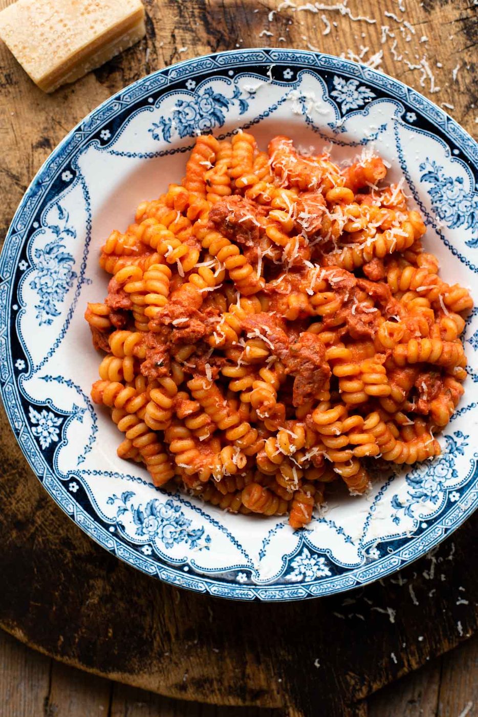 Creamy Tomato Pasta and Italian Sausage