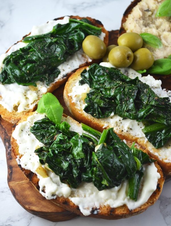 crostini three ways