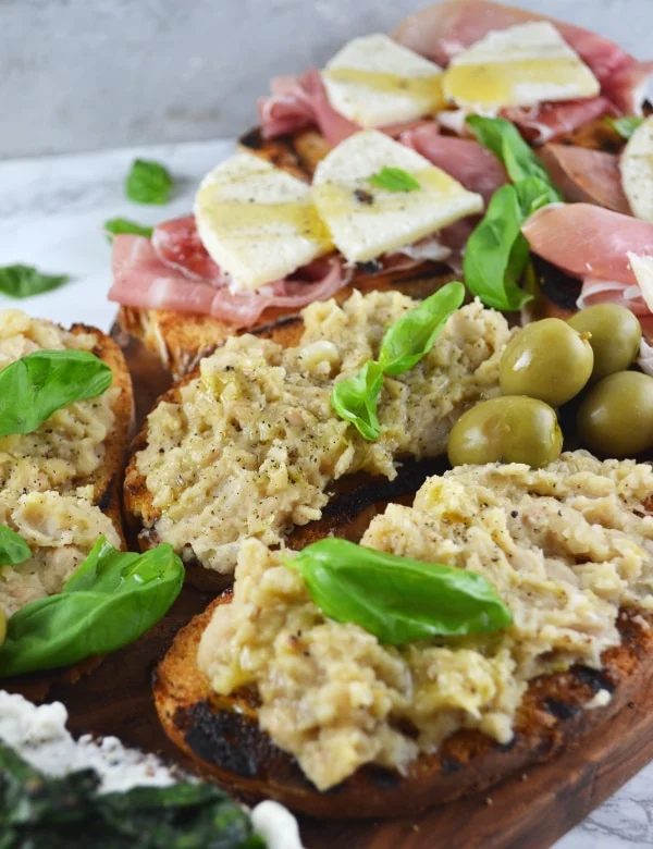 crostini three ways