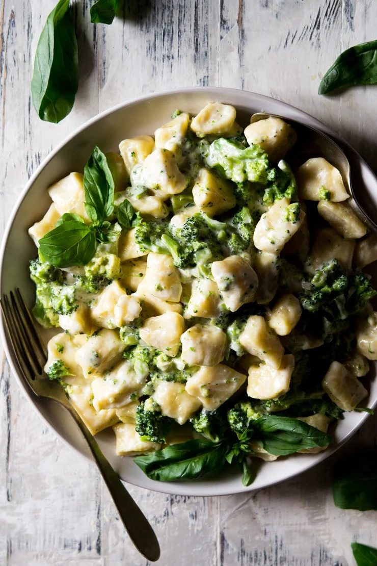 Ricotta Gnocchi, plus Broccoli Cream Sauce