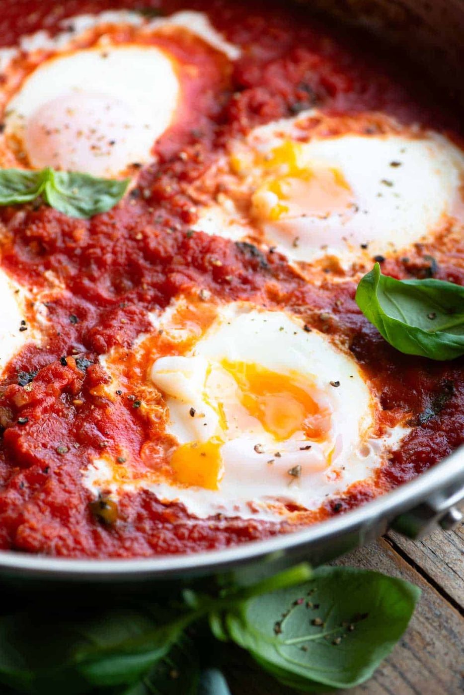 Nduja Eggs in Purgatory, Eggs In Tomato Sauce