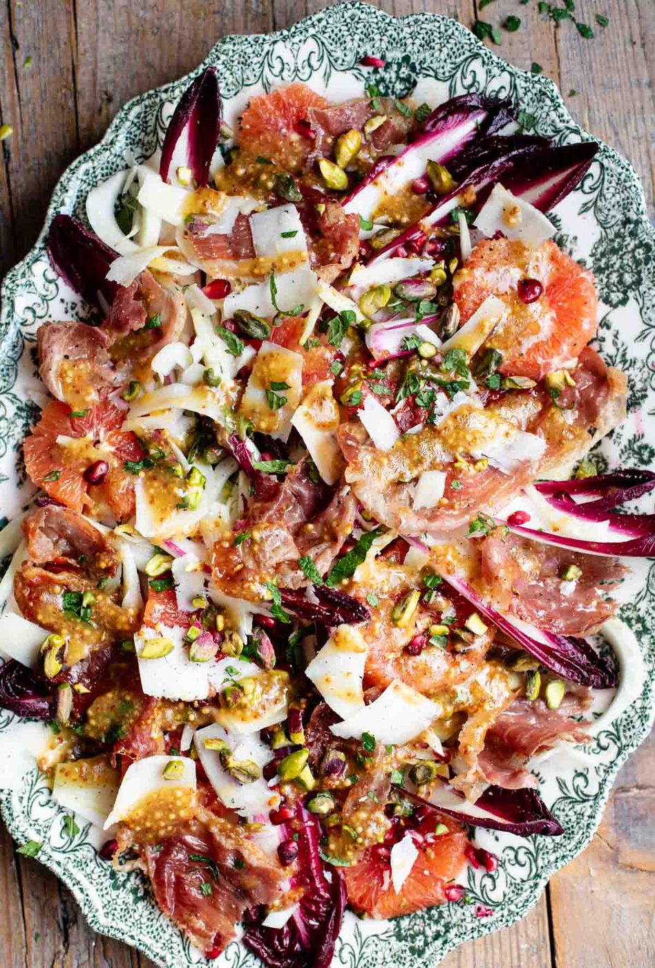 Festive Blood Orange Salad, plus Fennel and Crispy Prosciutto