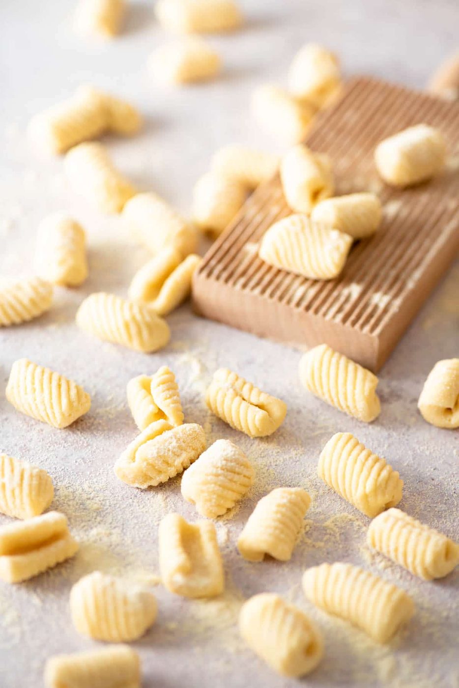 Homemade Gnocchetti Sardi, Malloreddus