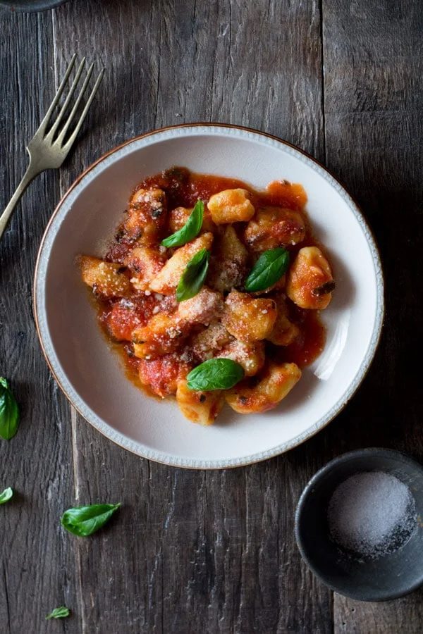 Gnocchi with Fresh Tomato Sauce