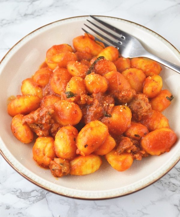 Gnocchi with tomato and Nduja
