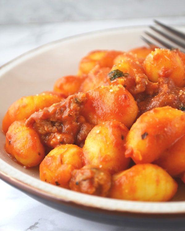 Gnocchi with tomato and Nduja