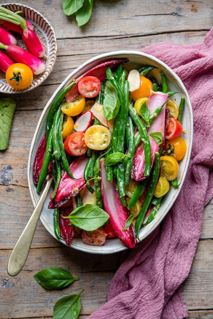 Green Bean Salad, plus Mustard and Garlic Dressing
