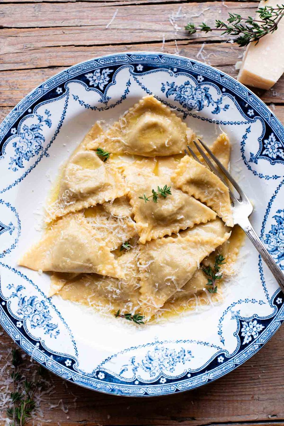 Homemade Triangoli, plus Mushroom and Taleggio
