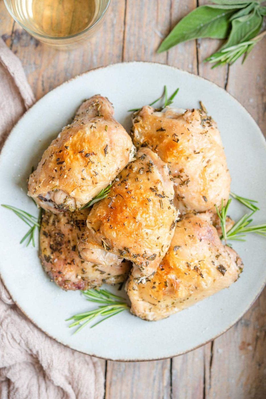 Italian Baked Chicken Thighs