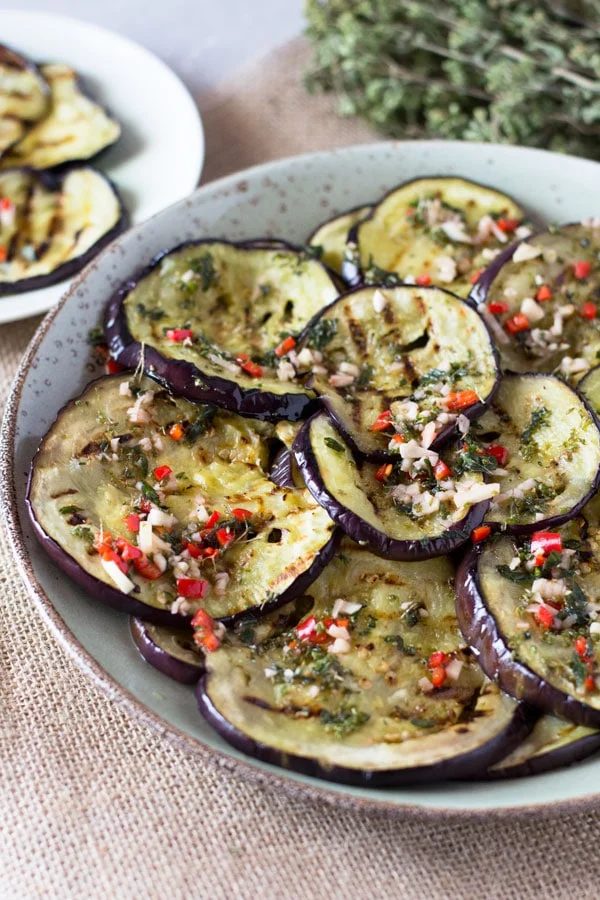 Italian marinated eggplant