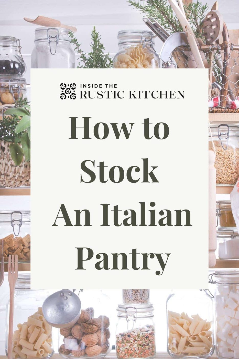 Italian Pantry Essentials