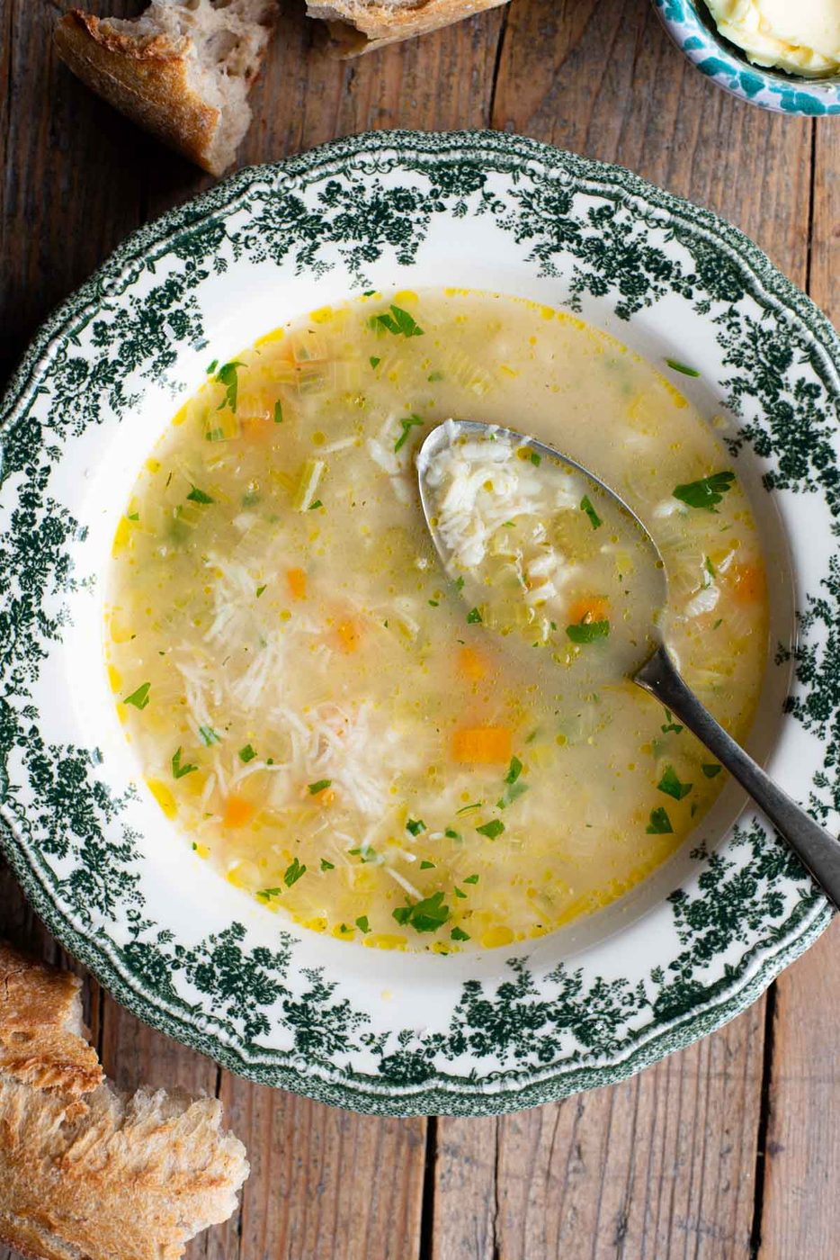 Minestra di Riso, Italian Rice Soup