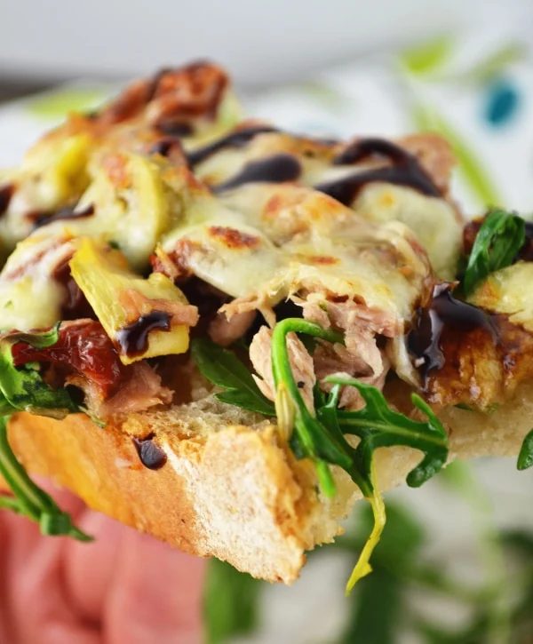 Mediterranean tuna melt