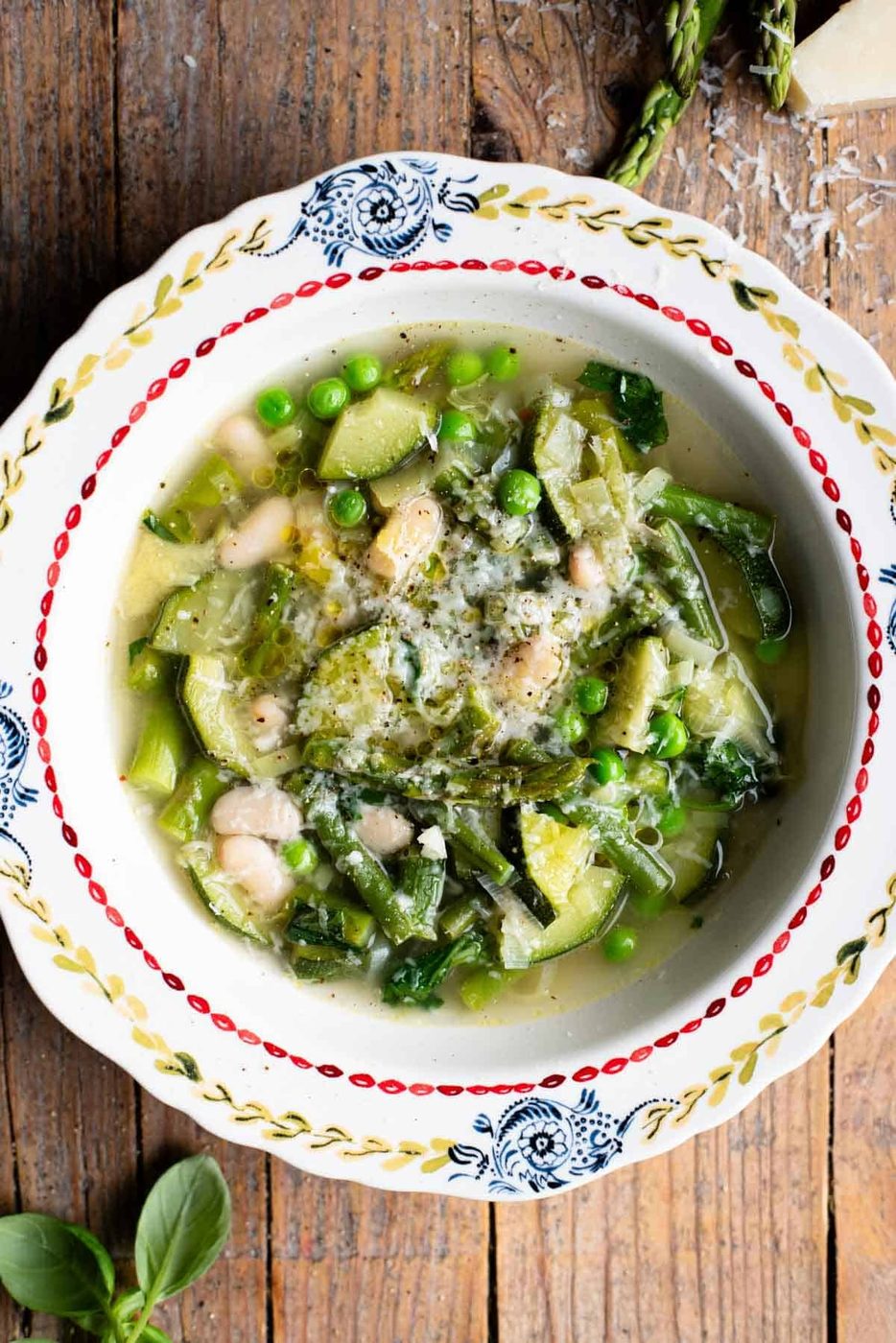 Minestrone Primavera – Spring Vegetable Soup