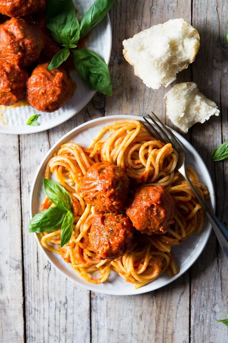 Mozzarella Stuffed Meatballs