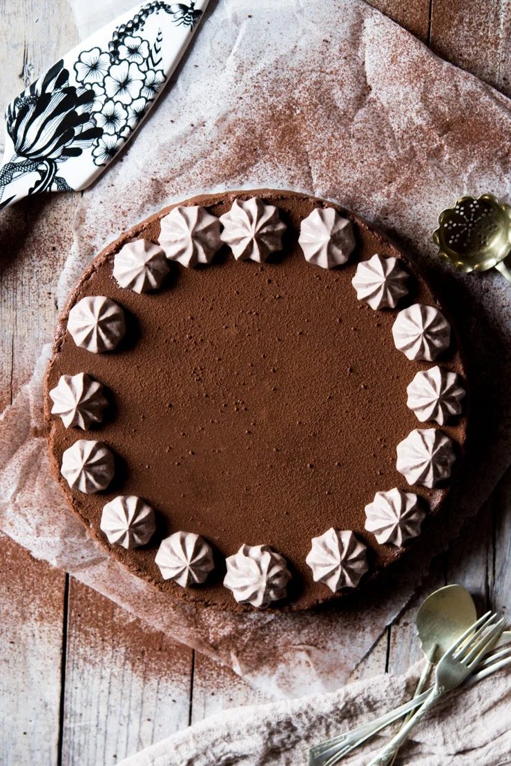 No Bake Chocolate Cheesecake