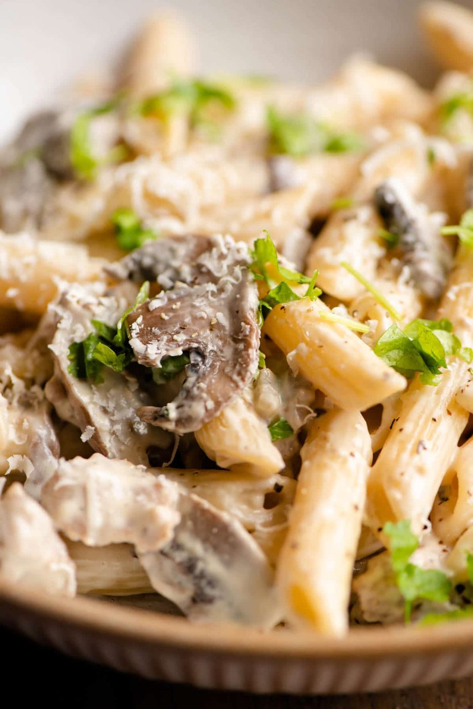 Pasta alla Boscaiola, Sausage and Mushroom