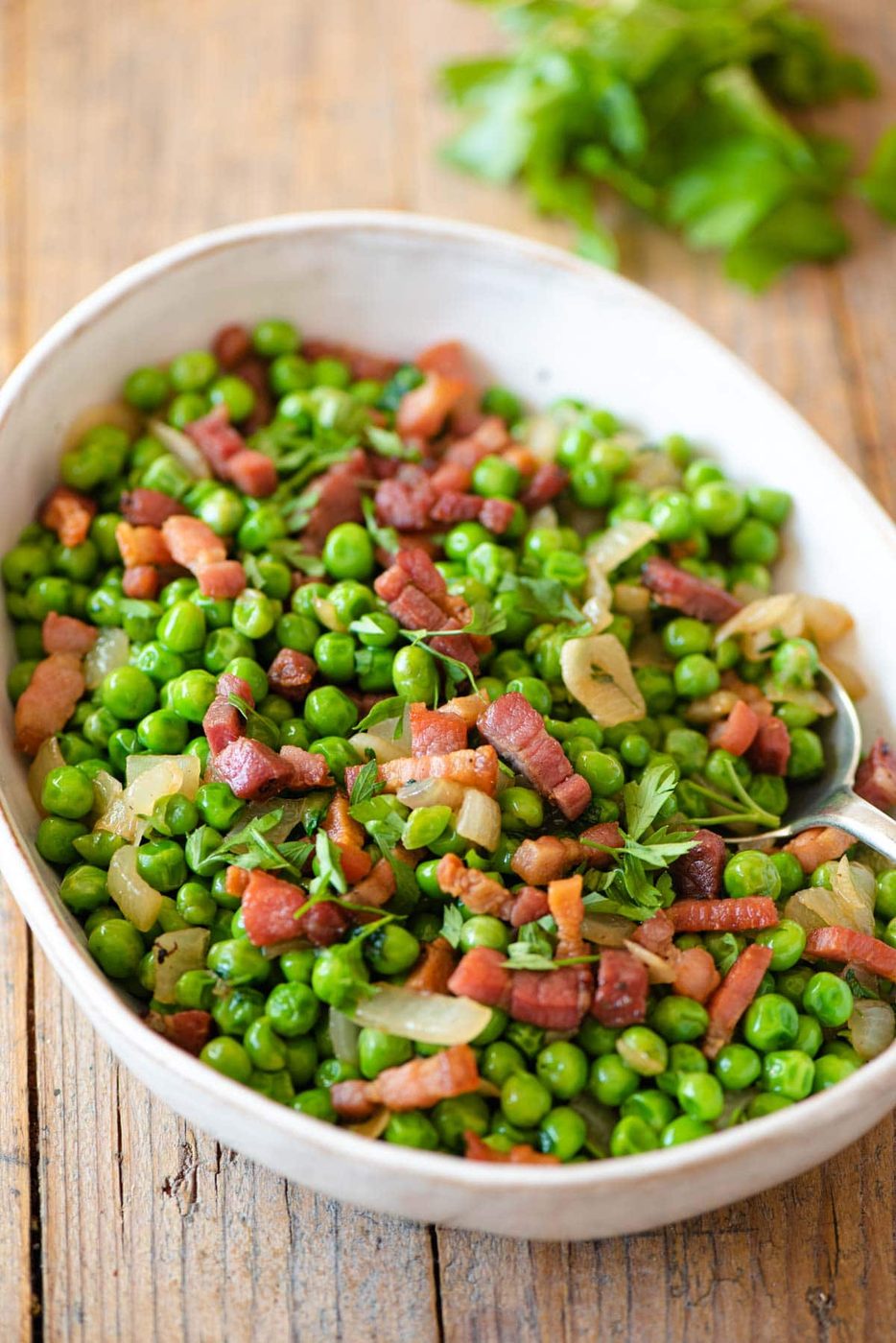 Peas and Pancetta – 20 Minute Side Dish