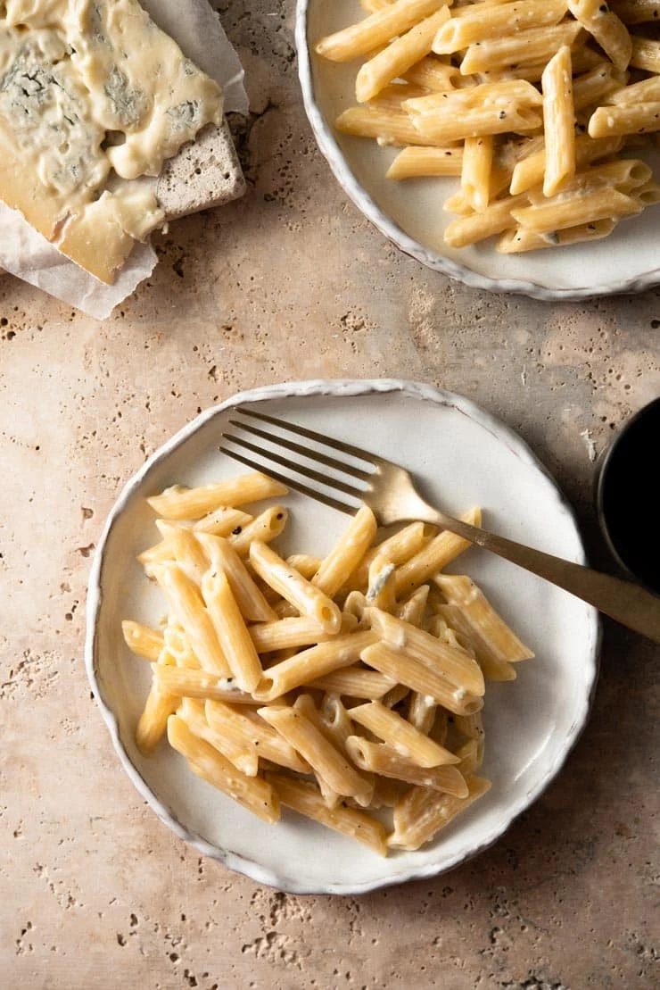 Penne with Creamy Gorgonzola Sauce