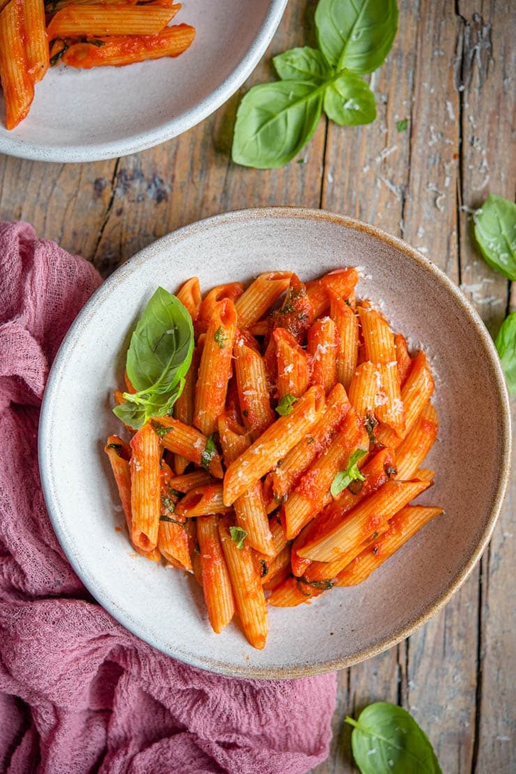 Penne Pomodoro, Tomato Basil Pasta