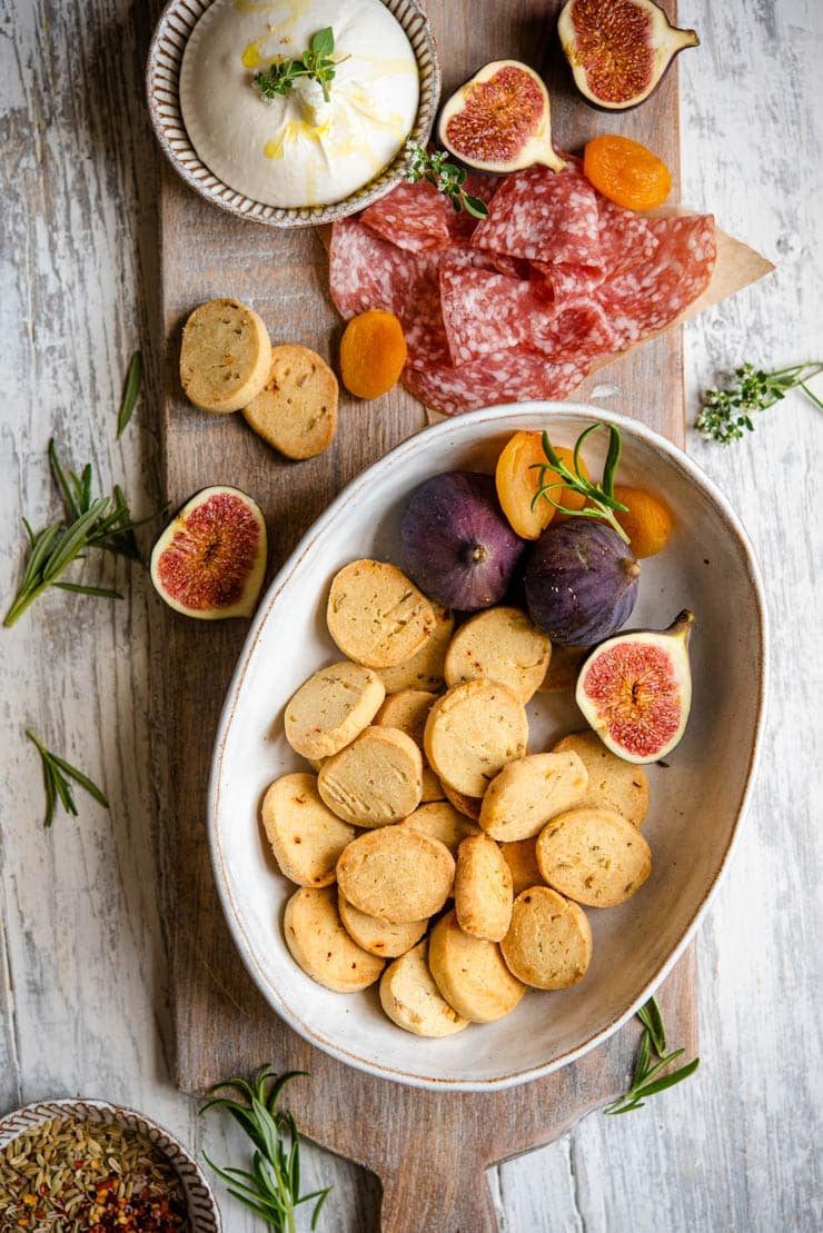 Parmesan Cheese Cookies, Savoury Shortbread
