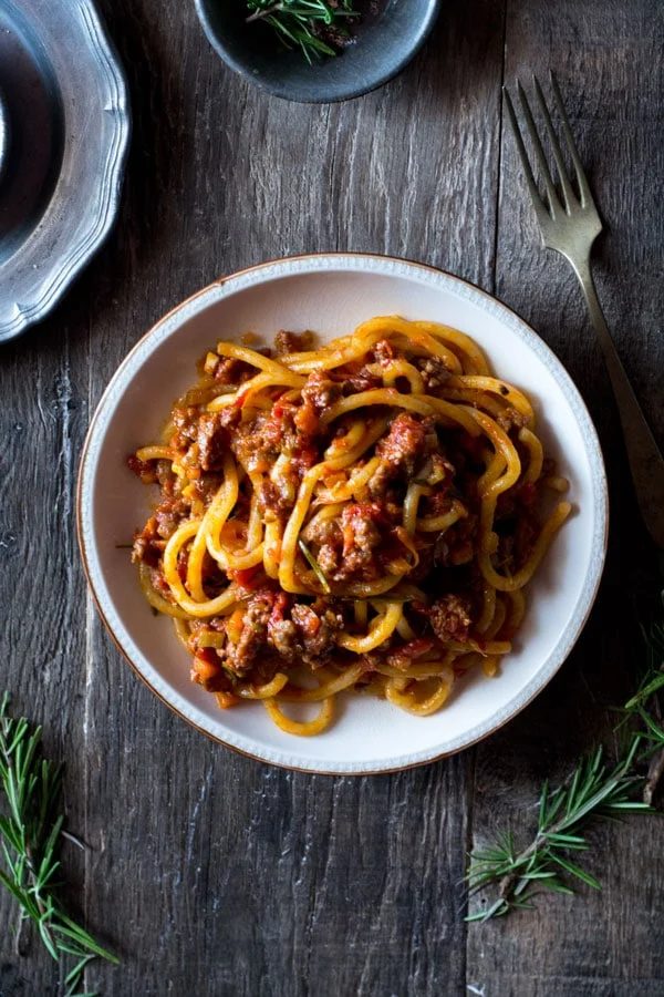 Pici and Tuscan Sausage Ragu
