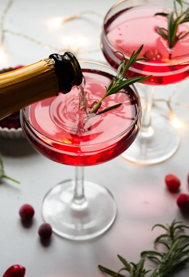 Santa's Spritz Christmas Cocktail