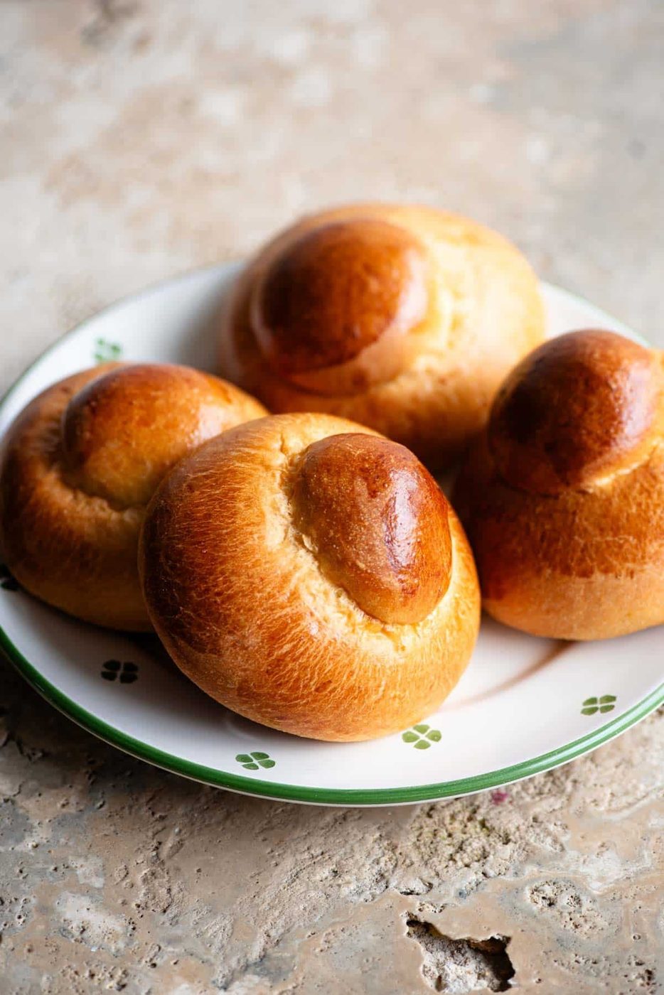 Sicilian Brioche Buns, Brioche Col Tuppo