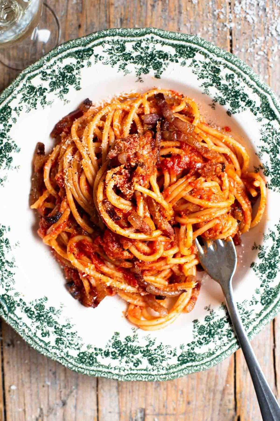Spaghetti al Rancetto, Umbrian Tomato and Pancetta Pasta