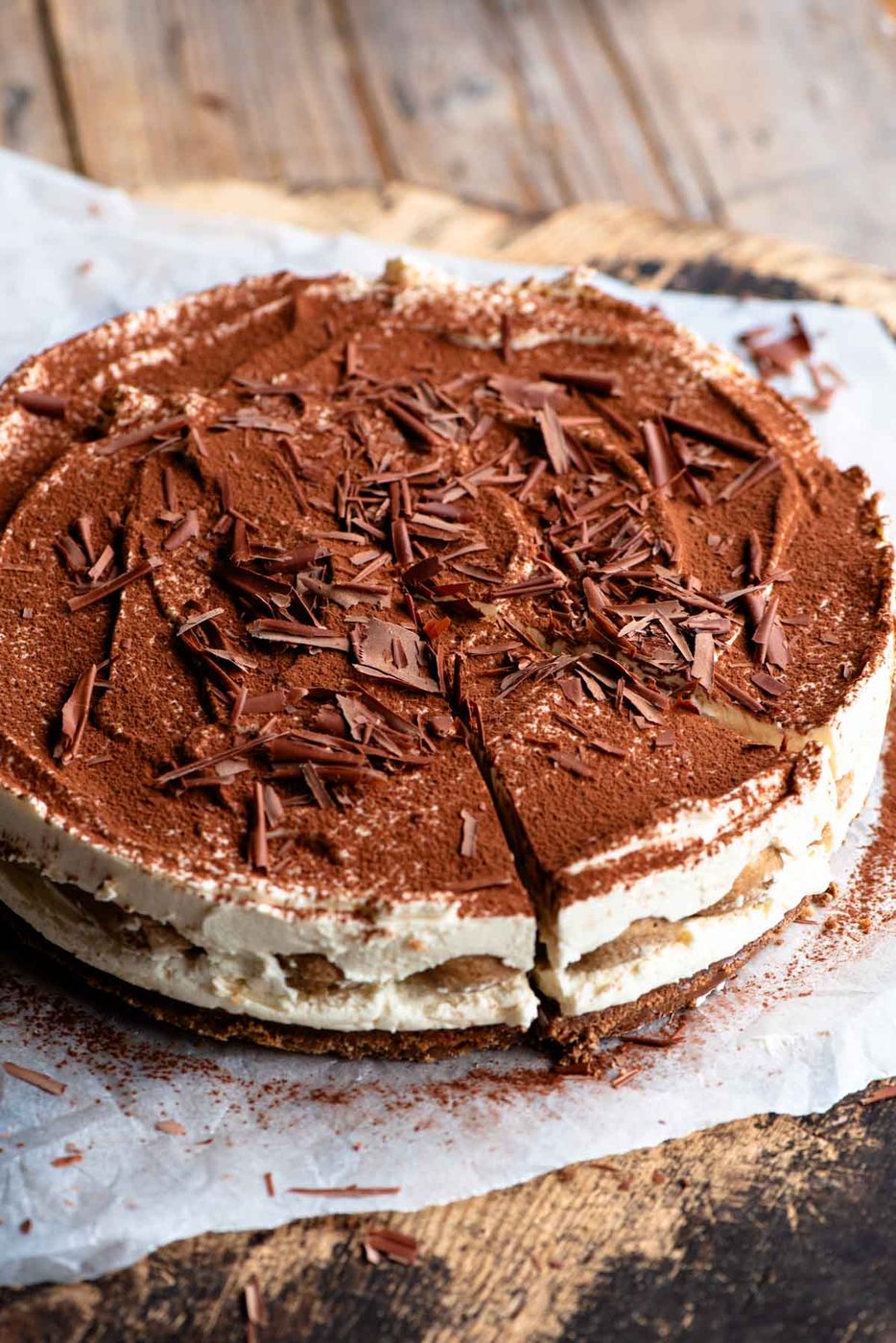 No Bake Tiramisu Cheesecake