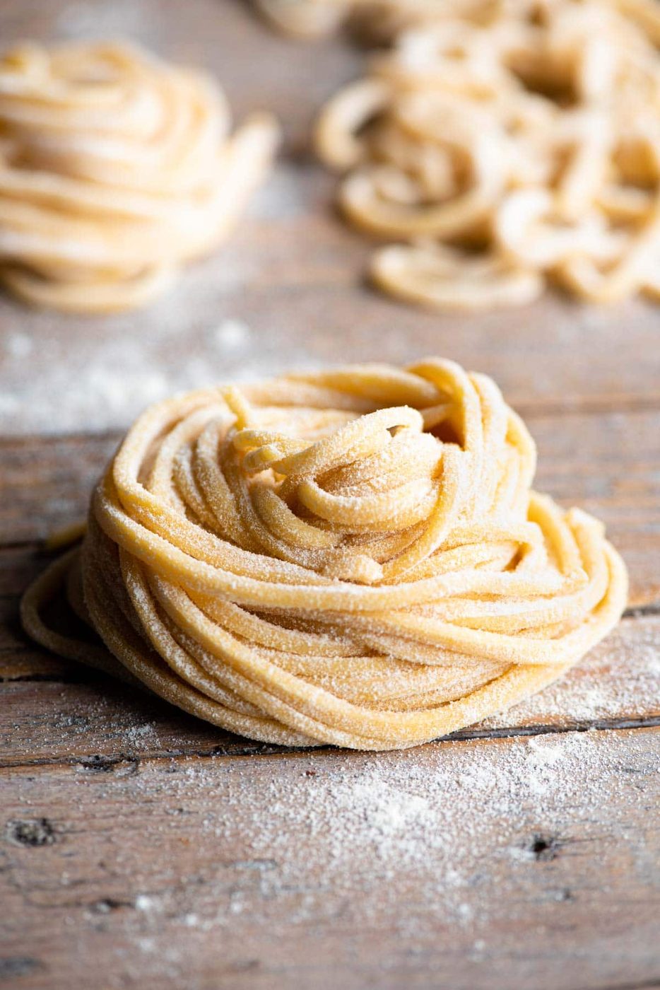 Homemade Tonnarelli Pasta, Spaghetti alla Chitarra