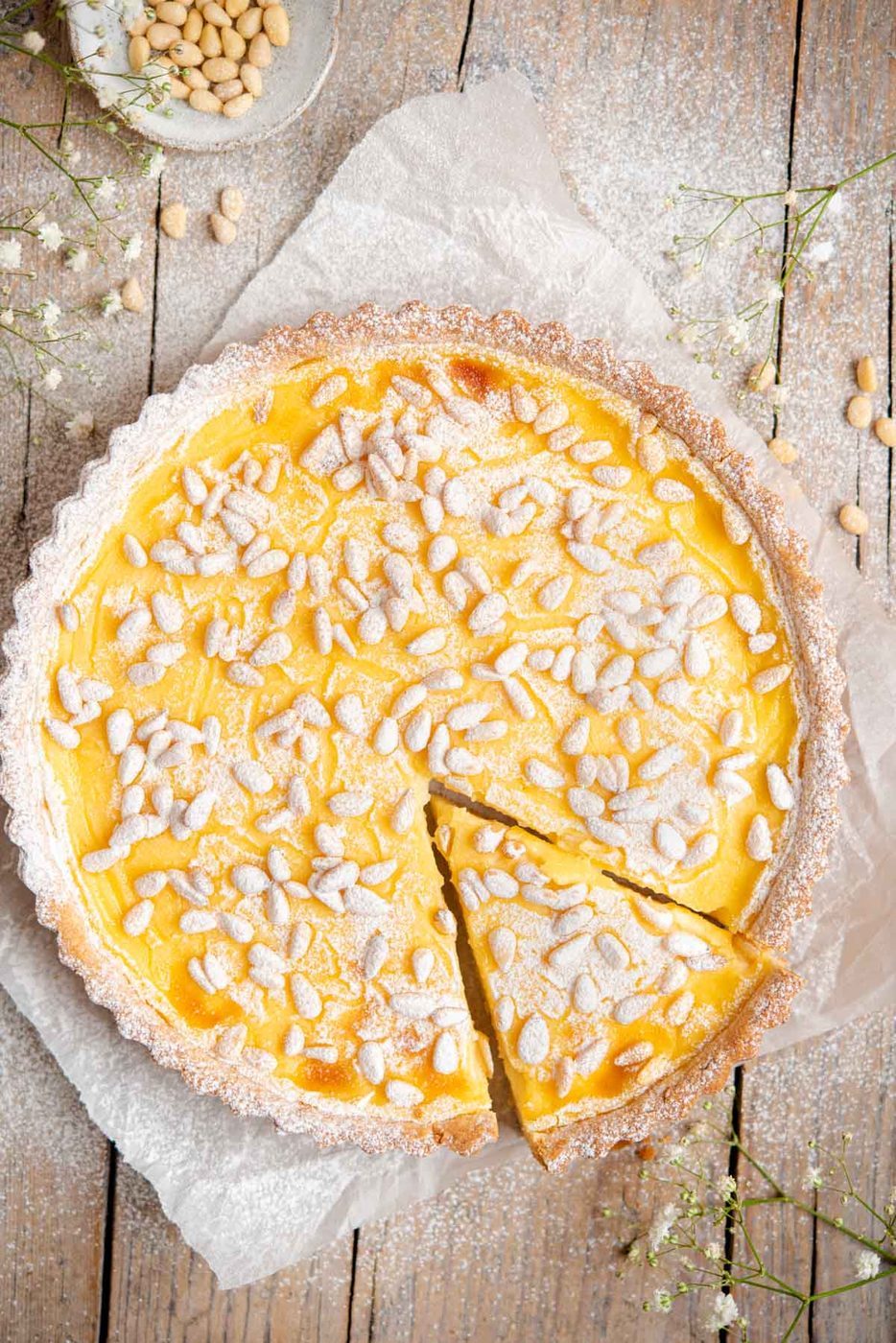 Torta della Nonna: Italian Custard Tart