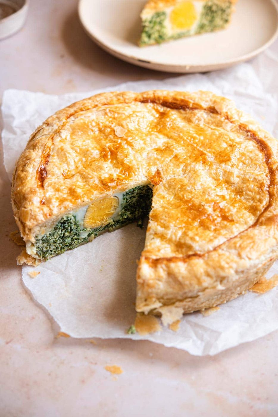 Torta Pasqualina, Spinach & Ricotta Egg Pie