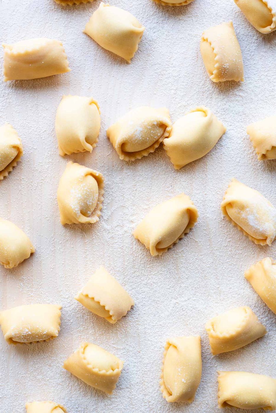 Homemade Agnolotti, Step by step