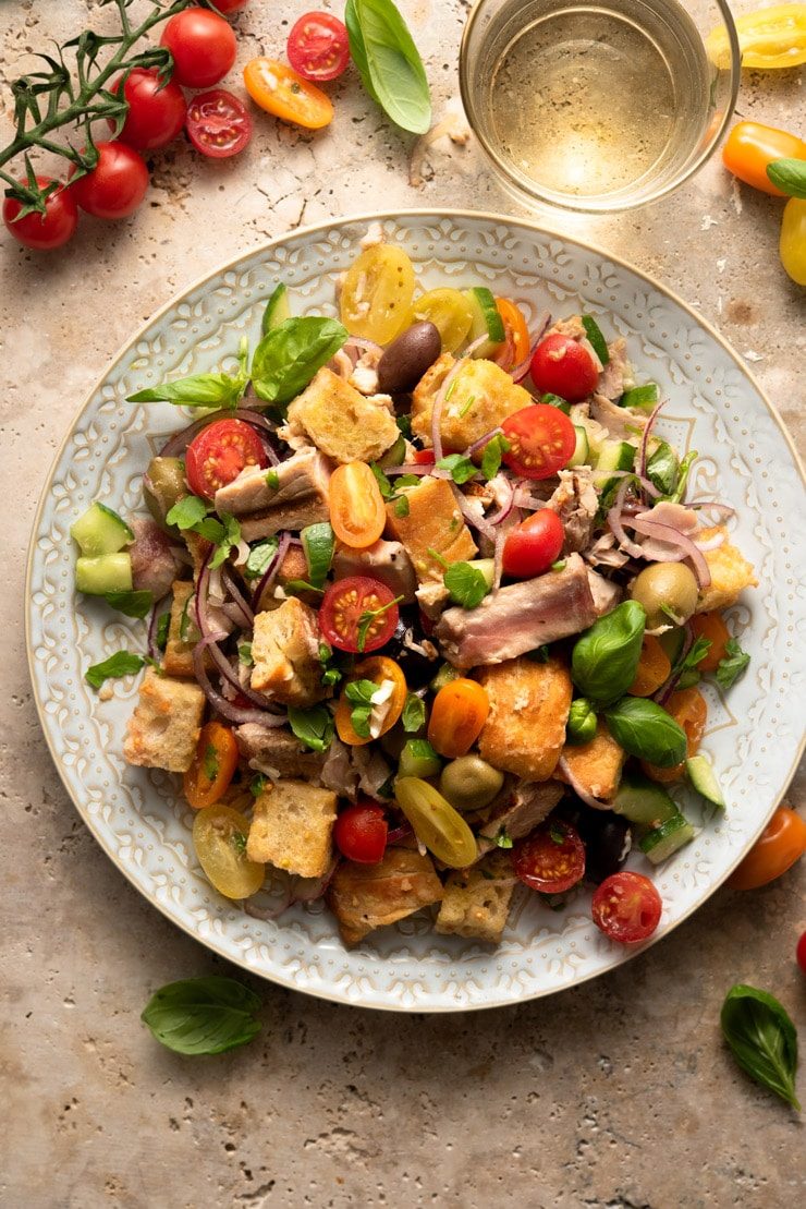Tuna Panzanella – Italian Bread Salad
