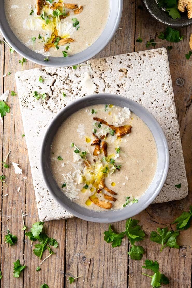 Creamy Wild Mushroom Soup