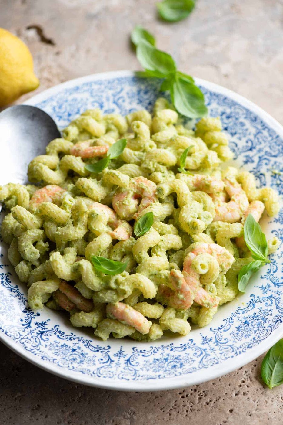 Zucchini Shrimp Pasta Salad