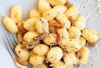 Pillowy Gnocchi Carbonara