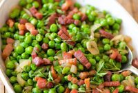 Italian Peas with Crispy Pancetta
