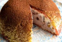 Zuccotto Italian Sponge Cake with Ricotta