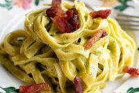 Golden Guanciale & Pistachio Cream Pasta