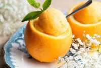 Effortless Orange Sorbet