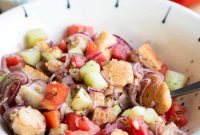 Rustic Southern Italian Cialledda Bread Salad