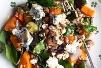 Autumn Farro Salad with Roasted Butternut and Gorgonzola